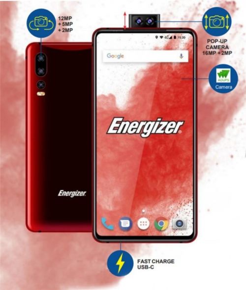 Energizer将推Ultimate U620S Pop/U630S Pop 搭弹出式摄像头