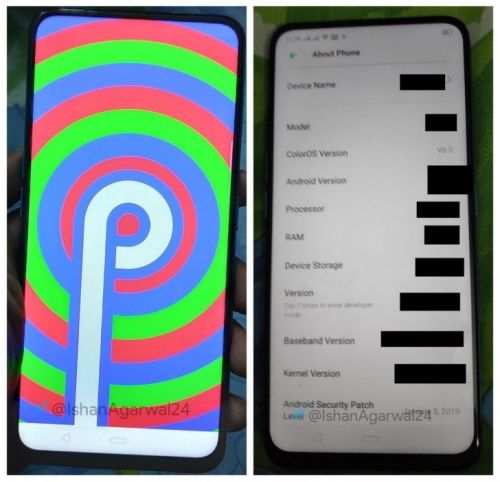 疑似OPPO R19谍照现身：弹出式前摄 屏幕无刘海