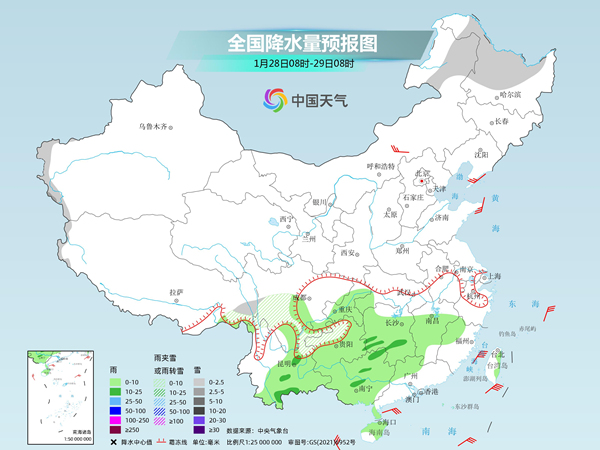 今明两天全国大部持续升温 江南华南降水频繁